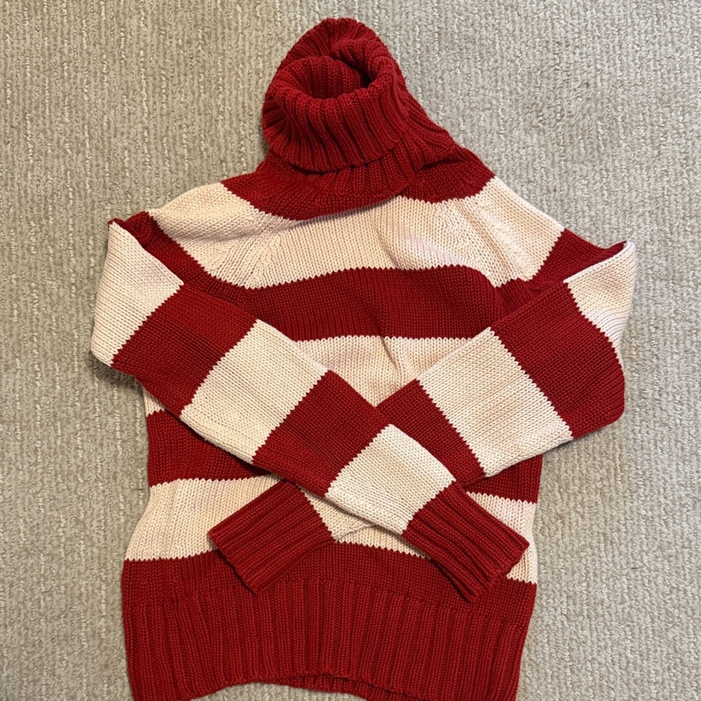 GAP Striped Turtleneck Sweater